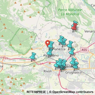 Mappa Via Piero Gobetti, 10091 Alpignano TO, Italia (4.11438)