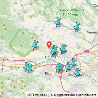 Mappa Via Piero Gobetti, 10091 Alpignano TO, Italia (4.12214)