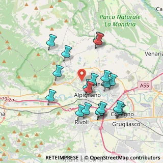 Mappa Via Piero Gobetti, 10091 Alpignano TO, Italia (3.6265)