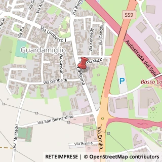 Mappa Via Roma,  115, 26862 Guardamiglio, Lodi (Lombardia)