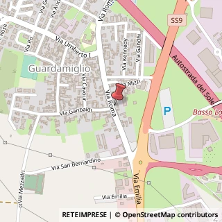 Mappa Via Roma, 131, 26862 Guardamiglio LO, Italia, 26862 Guardamiglio, Lodi (Lombardia)