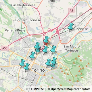 Mappa Via Campobasso, 10155 Torino TO, Italia (3.585)