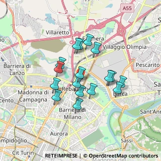 Mappa Via Campobasso, 10155 Torino TO, Italia (1.42294)