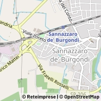 지도 Sannazzaro de' Burgondi