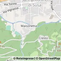 Map Sant'Antonino di Susa