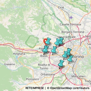 Mappa Via Druento, 10091 Alpignano TO, Italia (6.64308)