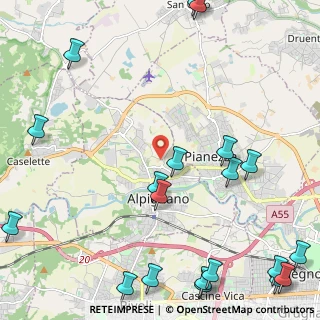 Mappa Via Druento, 10091 Alpignano TO, Italia (3.336)