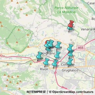 Mappa Via Druento, 10091 Alpignano TO, Italia (2.96333)