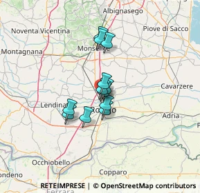 Mappa Via Galilei G., 35040 Boara Pisani PD, Italia (8.3475)