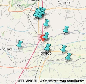 Mappa Via Galilei G., 35040 Boara Pisani PD, Italia (7.58353)