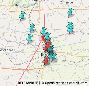 Mappa Via Galilei G., 35040 Boara Pisani PD, Italia (5.96611)