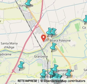 Mappa Via Galilei G., 35040 Boara Pisani PD, Italia (3.255)