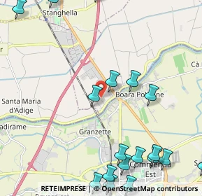 Mappa Via Galilei G., 35040 Boara Pisani PD, Italia (3.04556)