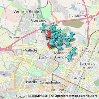 Mappa Corso Cincinnato, 10151 Torino TO, Italia (1.1195)