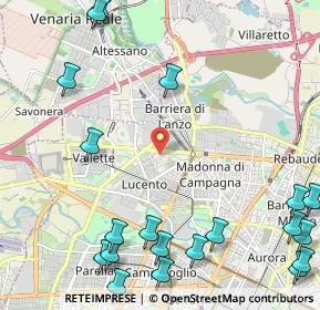Mappa Corso Cincinnato, 10151 Torino TO, Italia (3.2165)
