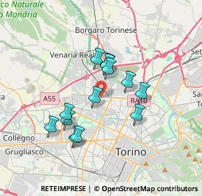 Mappa Corso Cincinnato, 10151 Torino TO, Italia (2.90154)