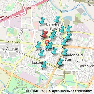 Mappa Corso Cincinnato, 10151 Torino TO, Italia (0.7155)
