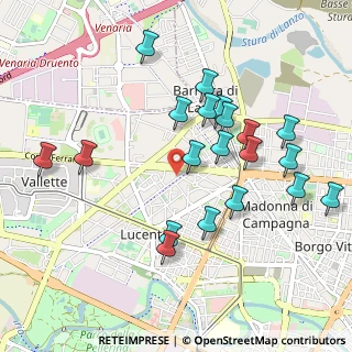 Mappa Corso Cincinnato, 10151 Torino TO, Italia (1.0045)