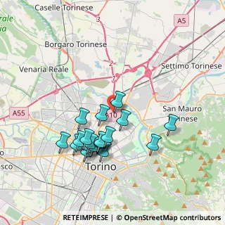 Mappa Via Pertengo, 10155 Torino TO, Italia (3.47737)
