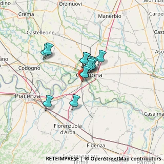 Mappa Viale Stazione, 29010 Castelvetro Piacentino PC, Italia (8.57714)