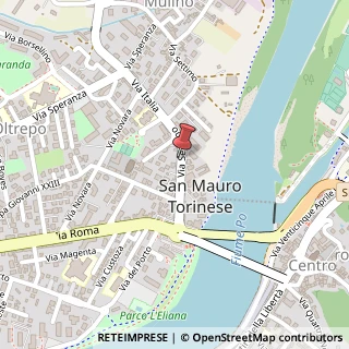 Mappa Via Settimo, 40, 10099 San Mauro Torinese, Torino (Piemonte)