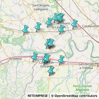 Mappa Via Guglielmo Marconi, 27017 Pieve Porto Morone PV, Italia (6.76167)