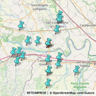Mappa Via Guglielmo Marconi, 27017 Pieve Porto Morone PV, Italia (8.864)