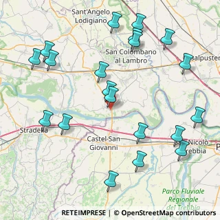 Mappa Via Guglielmo Marconi, 27017 Pieve Porto Morone PV, Italia (10.1205)