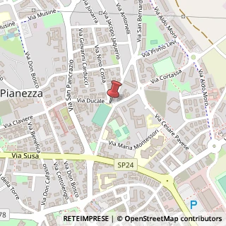 Mappa Via ducale 13, 10044 Pianezza, Torino (Piemonte)