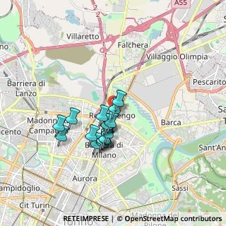 Mappa Via Nino Oxilia, 10155 Torino TO, Italia (1.3225)