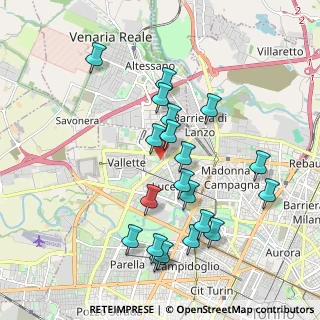 Mappa Torino, 10151 Torino TO, Italia (1.9415)