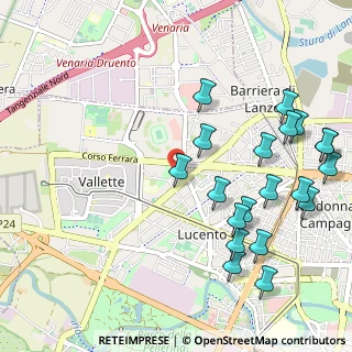 Mappa Torino, 10151 Torino TO, Italia (1.2505)