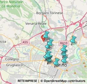 Mappa Torino, 10151 Torino TO, Italia (3.53083)