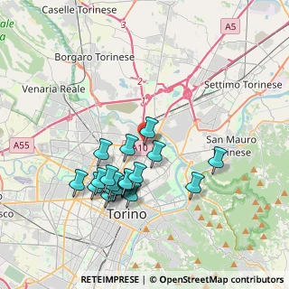 Mappa Corso Vercelli, 10100 Torino TO, Italia (3.52158)