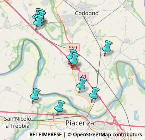 Mappa SS 9 Via Emilia, 26862 Guardamiglio LO, Italia (4.37333)