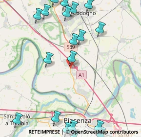 Mappa SS 9 Via Emilia, 26862 Guardamiglio LO, Italia (5.9685)