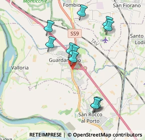 Mappa SS 9 Via Emilia, 26862 Guardamiglio LO, Italia (1.91)