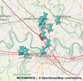 Mappa SS 9 Via Emilia, 26862 Guardamiglio LO, Italia (5.91833)