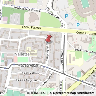 Mappa Via delle Pervinche, 11, 10151 Torino, Torino (Piemonte)