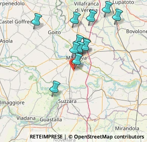 Mappa 46030 Cappelletta MN, Italia (13.81667)