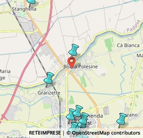 Mappa Via Montebello, 45100 Boara Polesine RO, Italia (3.37)