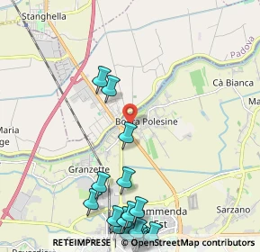 Mappa Via Montebello, 45100 Boara Polesine RO, Italia (3.028)