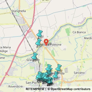 Mappa Via Montebello, 45100 Boara Polesine RO, Italia (3.053)