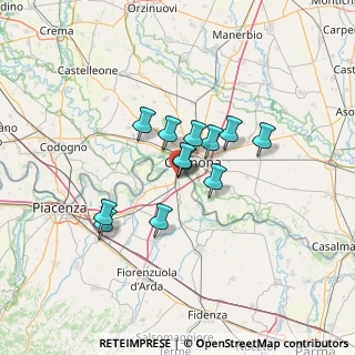 Mappa Via Antonio Labriola, 29010 Castelvetro Piacentino PC, Italia (9.39833)