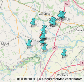 Mappa Via J. Sannazzaro, 27039 Sannazzaro de' Burgondi PV, Italia (5.44231)