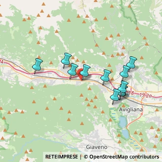 Mappa Via Torino, 10050 Chiusa di San Michele TO, Italia (3.48909)