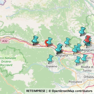Mappa Via Torino, 10050 Chiusa di San Michele TO, Italia (8.921)