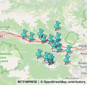 Mappa Via Torino, 10050 Chiusa di San Michele TO, Italia (5.89824)