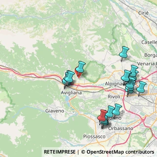 Mappa Via Drubiaglio, 10040 Almese TO, Italia (9.344)