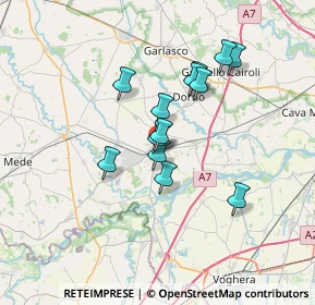 Mappa Viale Italia, 27039 Sannazzaro de' Burgondi PV, Italia (5.44308)